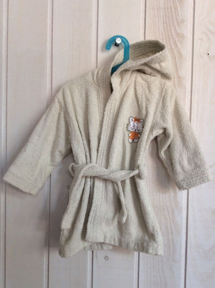 Peignoir à capuche