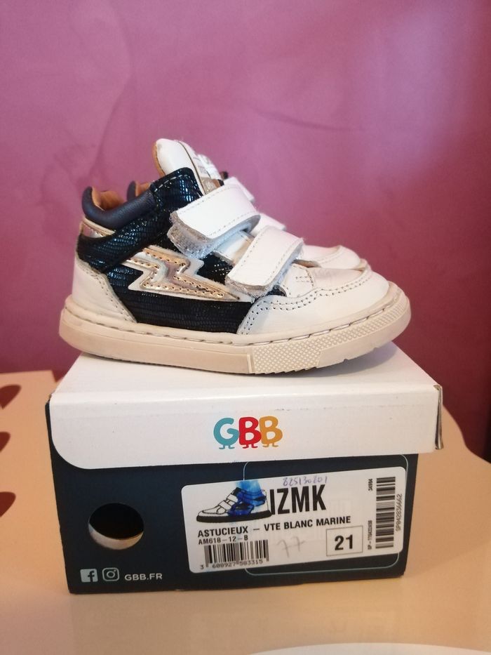 Baskettes fille taille 21 gbb - photo numéro 4