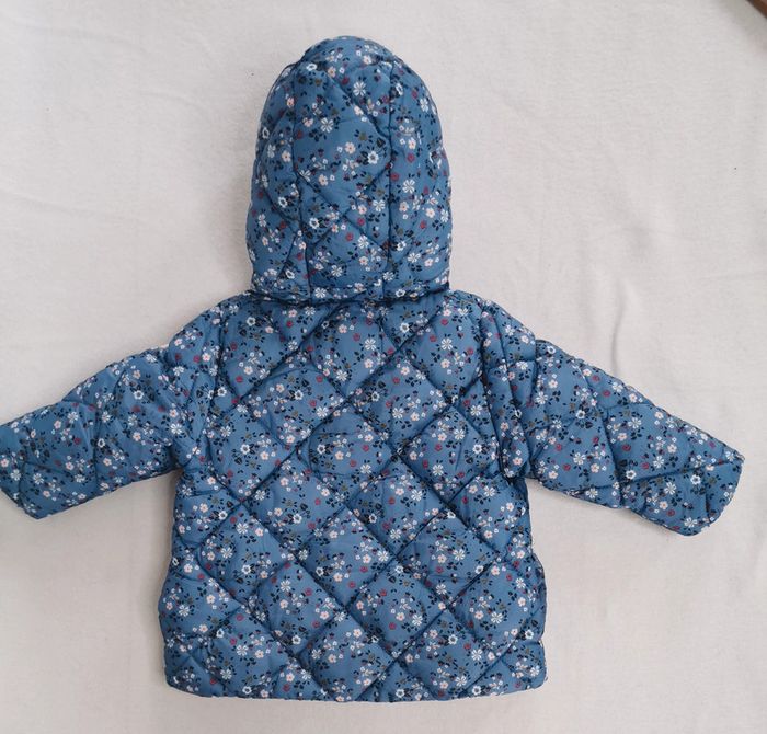 Doudoune fleurie 👣 obaïbi,matelassée, légère, 6mois - photo numéro 16