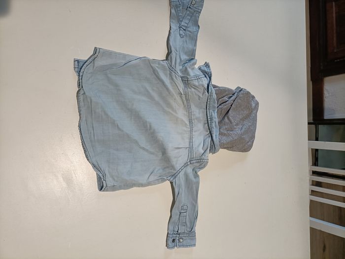 Jolie chemise manches longues 12 mois - photo numéro 3