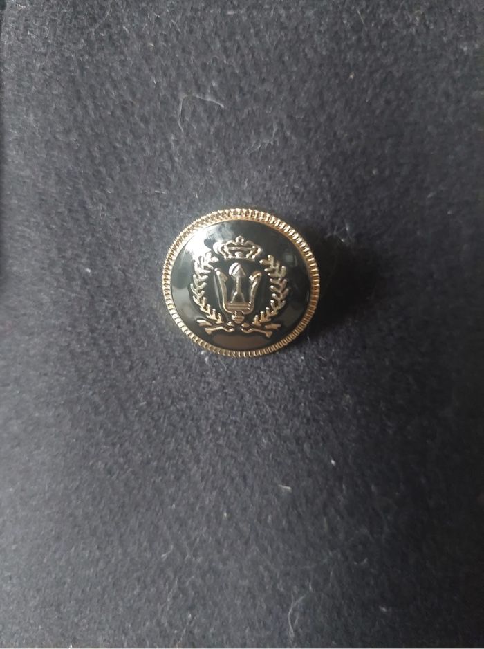 Manteau officier long bleu marine 21% laine T38 Kiabi neuf ⚓️ - photo numéro 8