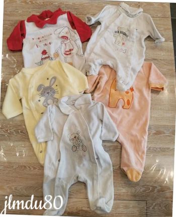 Lot 5 pyjamas mixte
