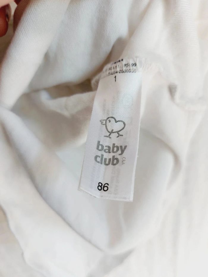 Bodie manches longues mixte Baby club 86cms / 24 mois - photo numéro 3