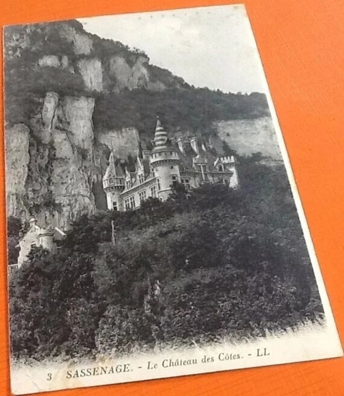Carte postale ancienne Sassenage (Isère) Le Château des Côtes - photo numéro 4