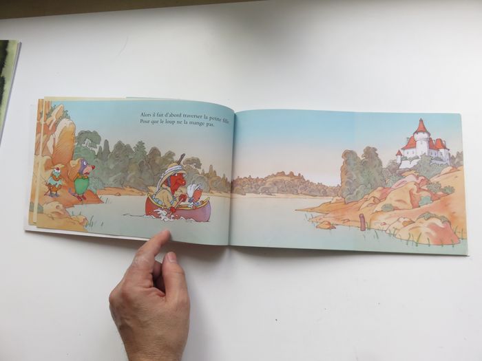 Album 6 à 8 ans : L'ogre, le loup, la petite fille et le gâteau (Philippe Corentin - L'École des Loi - photo numéro 6