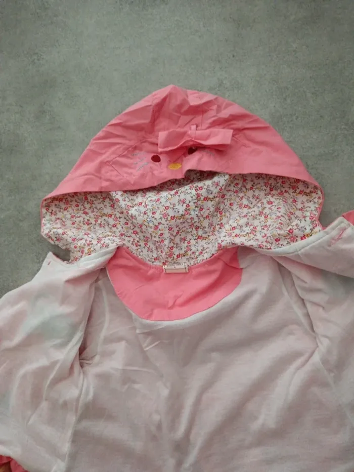 Coupe vent rose à capuche - photo numéro 4