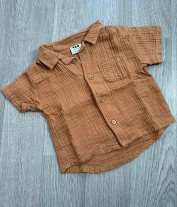 Jolie Chemise gaz de coton 6 mois Tape à l’œil - confortable - très bon état