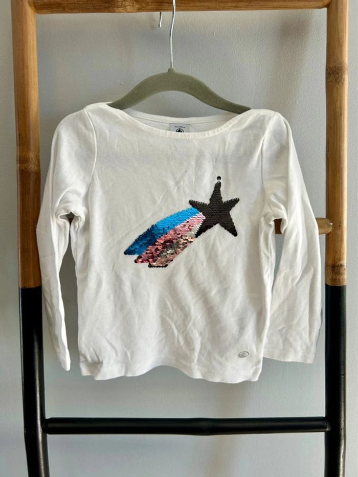 Haut manches longues - petit bateau - 3 ans