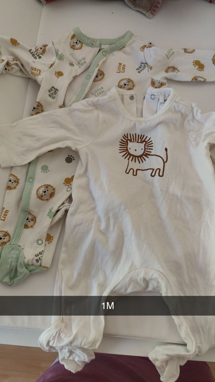 Lot 4 pyjama garçon 1 M