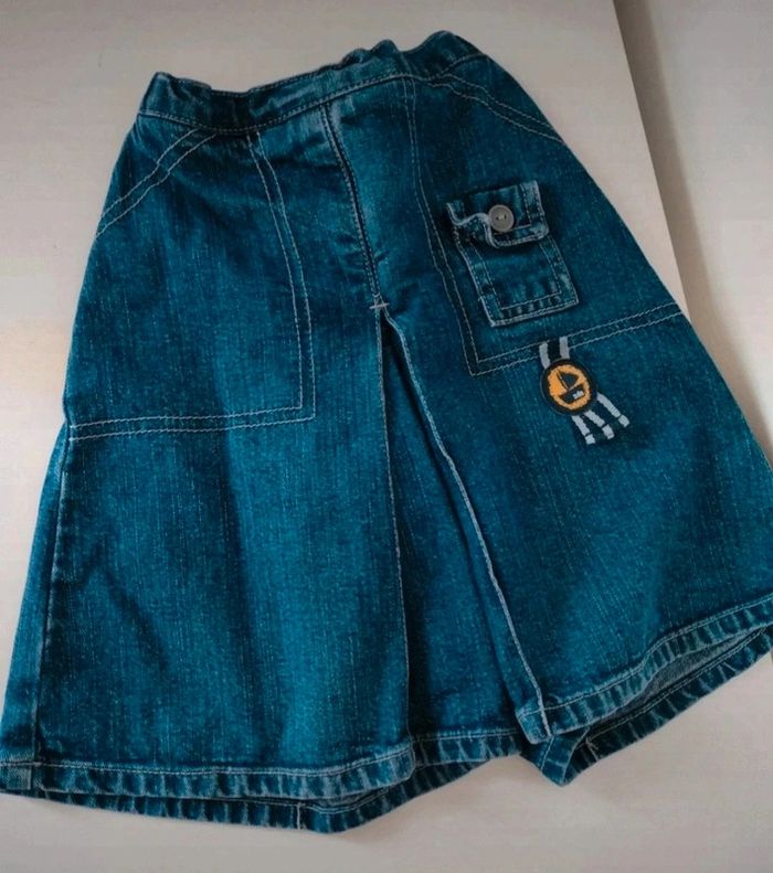 (e) jupe culotte en Jean Sucre d'orge - photo numéro 4