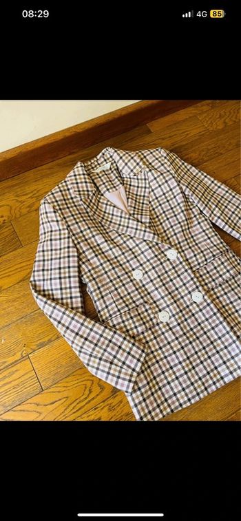 Sublime veste primark taille 32 à motif petit carreaux Vichy neuf