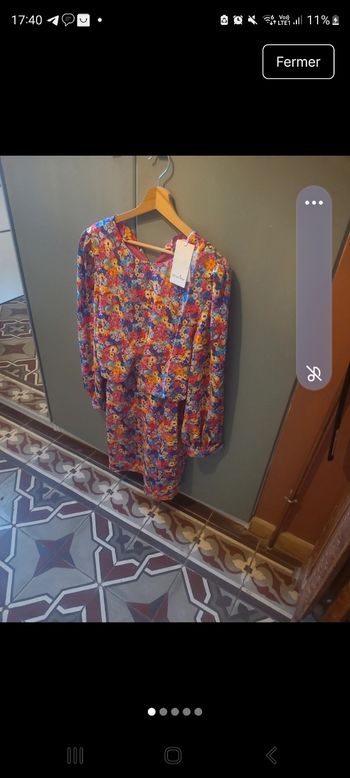 Robe à  fleurs 