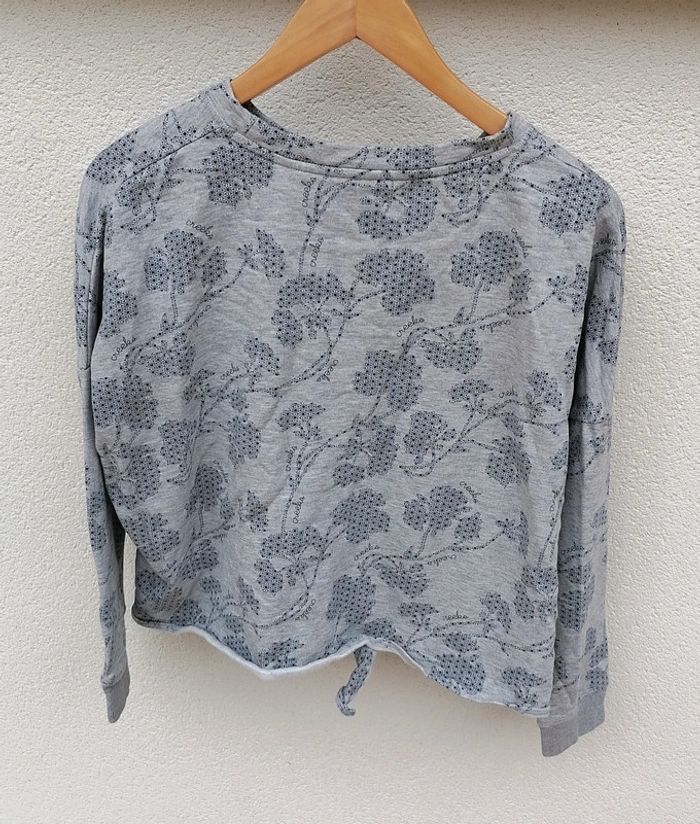 Sweat court gris bleu marine taille M Creeks - photo numéro 7