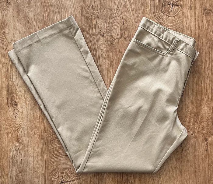 Pantalon à jambes larges beige junior Dickies, taille 13 ans - photo numéro 4