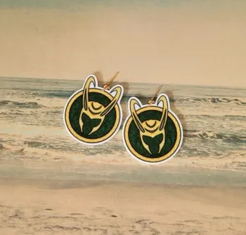 Boucles d'oreilles Loki Marvel