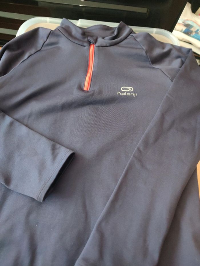 Veste intérieur polaire course a pied kalenji 10 ans - photo numéro 2