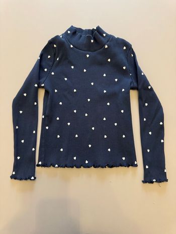 T-shirt Kiabi, 5 ans, imprimé cœurs 