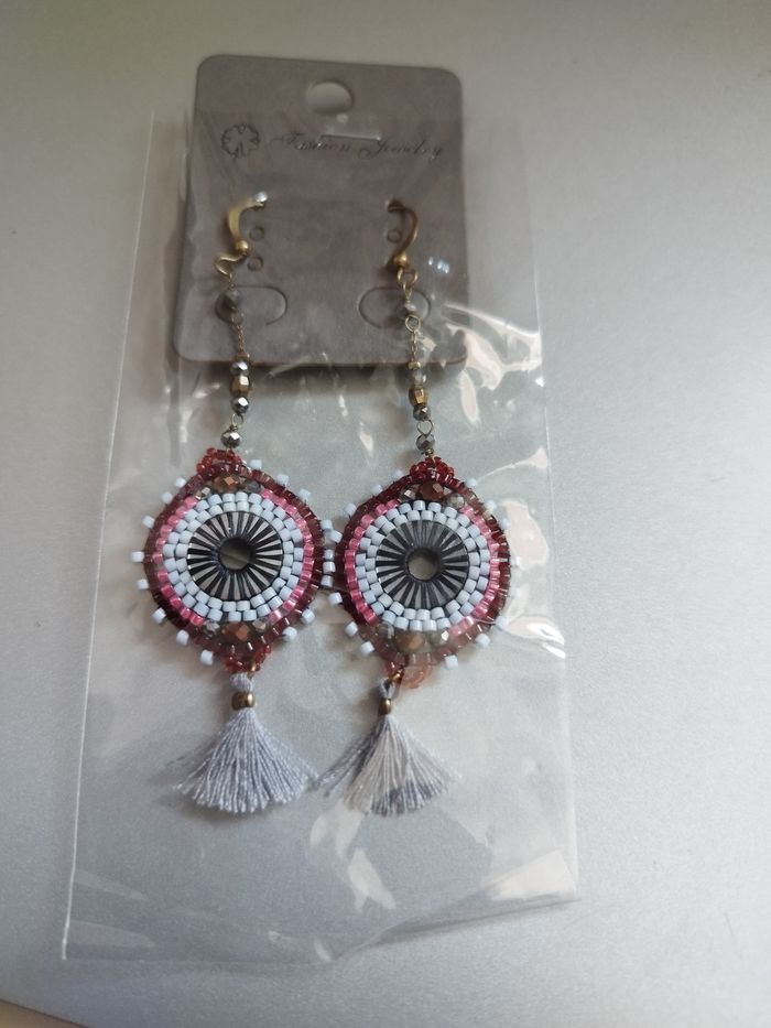 Boucles d'oreilles femmes fantaisie - photo numéro 2