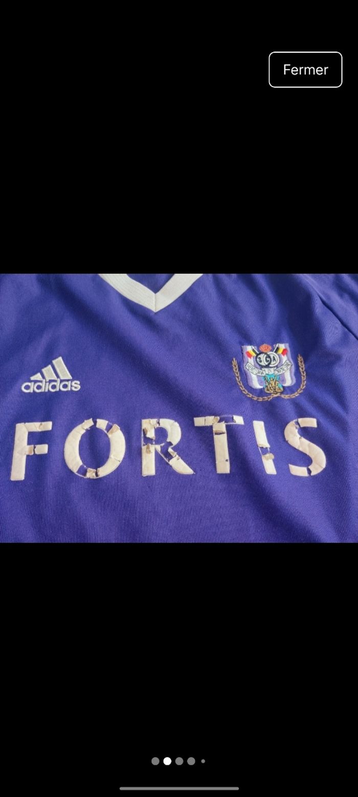 Ancien maillot de foot Anderlecht - photo numéro 2