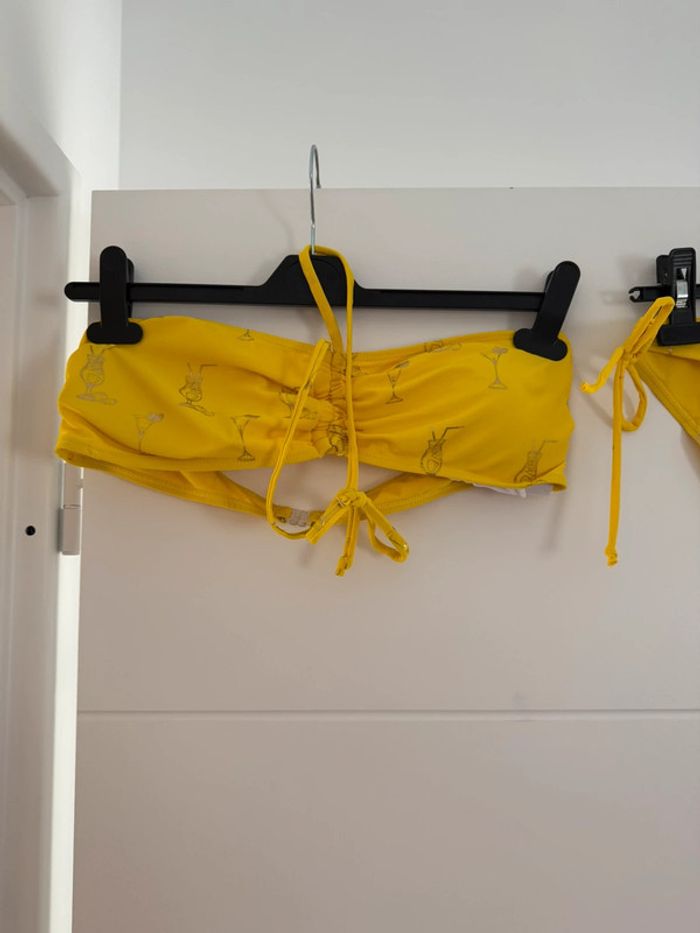 Maillot de bain bikini jaune plage Swimming trucks Traje de baño Costume da bagno neuf - photo numéro 5