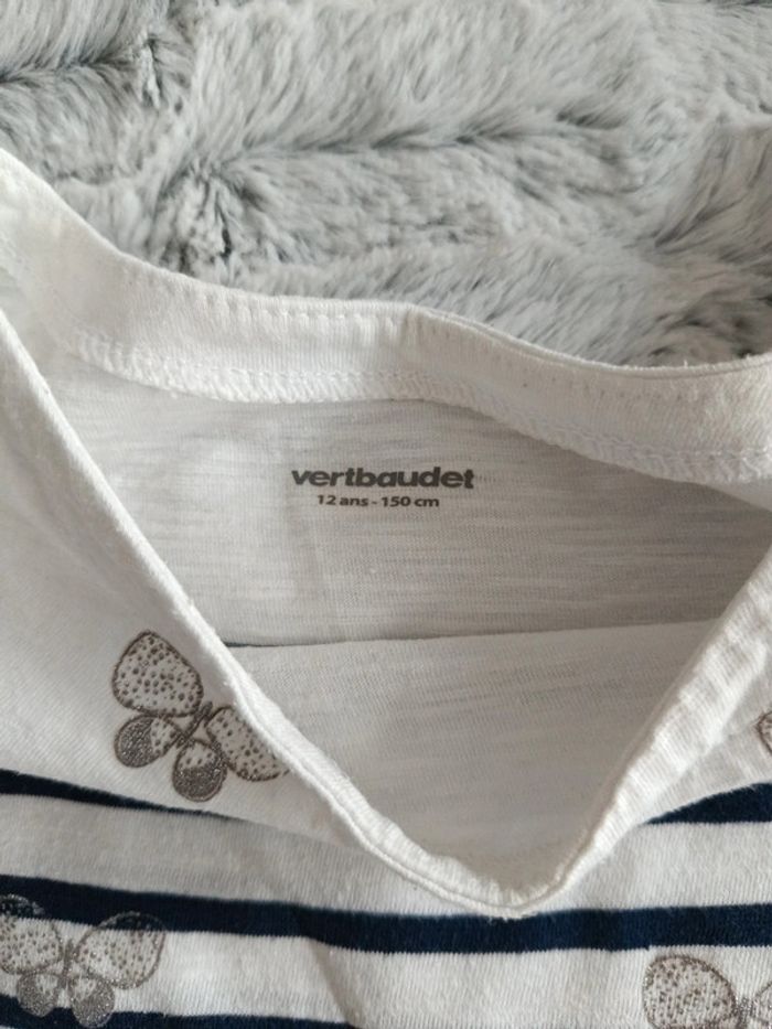 Haut manches longues marinière 12 ans - photo numéro 4
