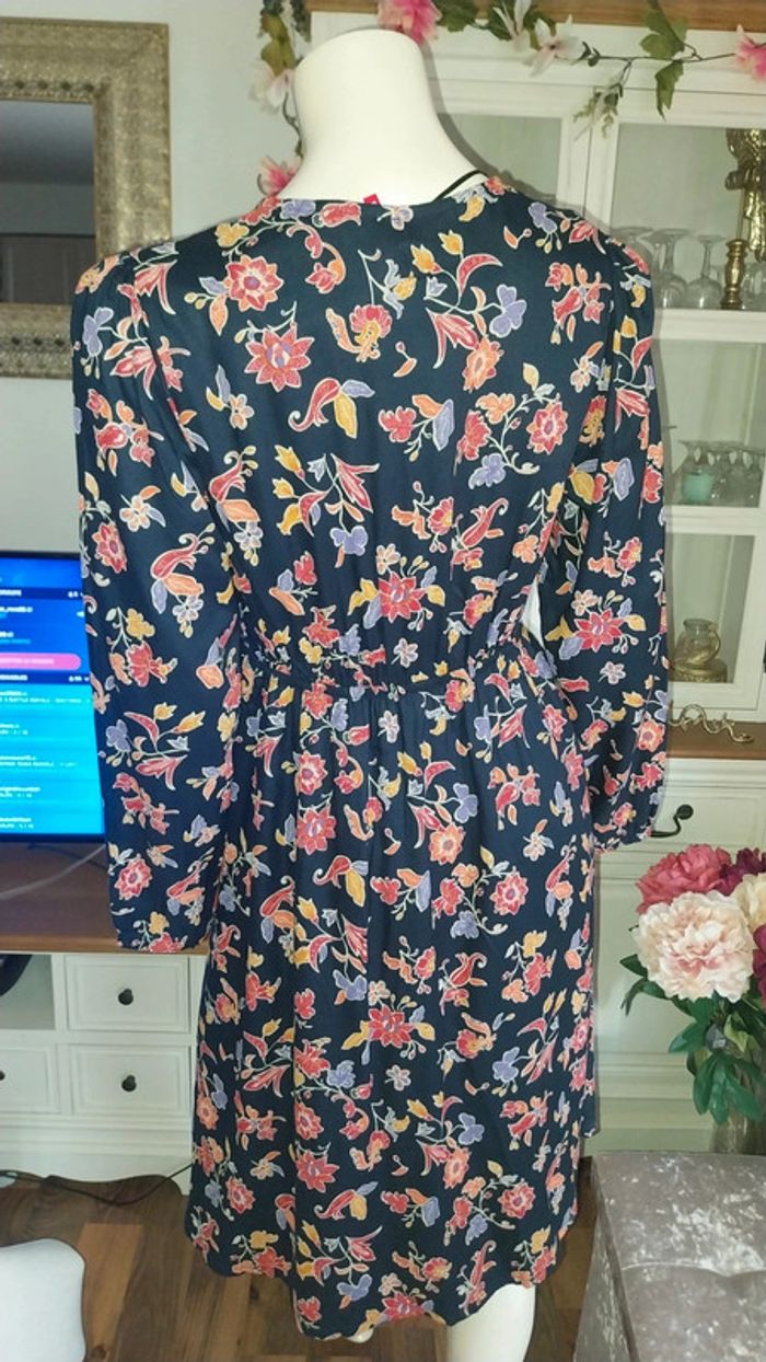 Robe imprimée neuve avec étiquette by Terre de Marins Taille 36 - photo numéro 16