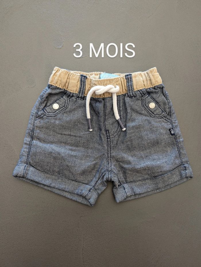 Short Okaïdi - Taille : 3 mois