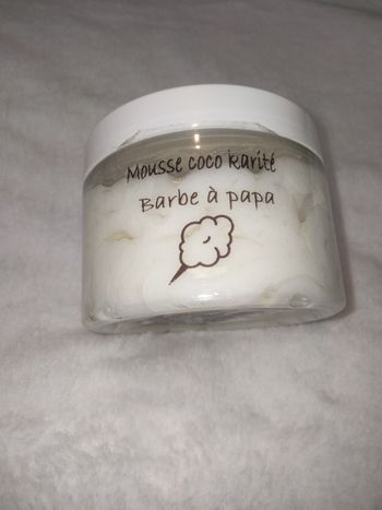 Chantilly de douche Mousse coco karité Barbe à papa