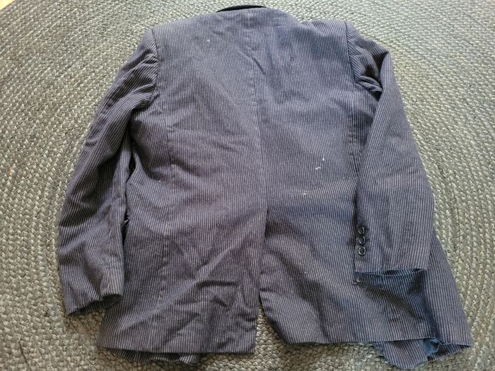 Veste laine costume homme - Vintage - Fabrication artisanale - photo numéro 9