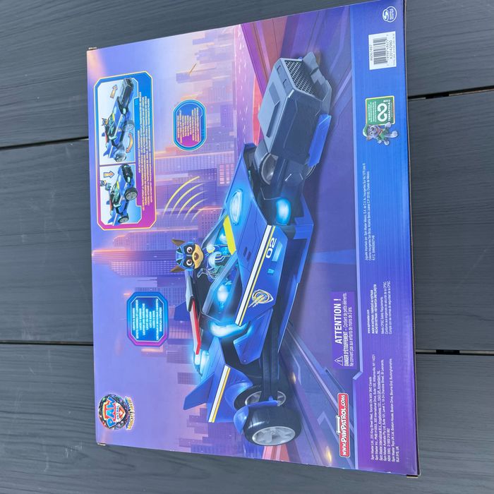 Voiture Chase Spin : Super véhicule interactif Deluxe Pat Patrouille Mighty movie - photo numéro 2