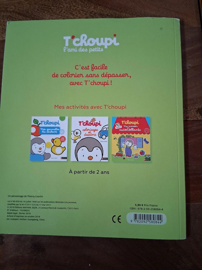 Coloriage T'Choupi - photo numéro 2