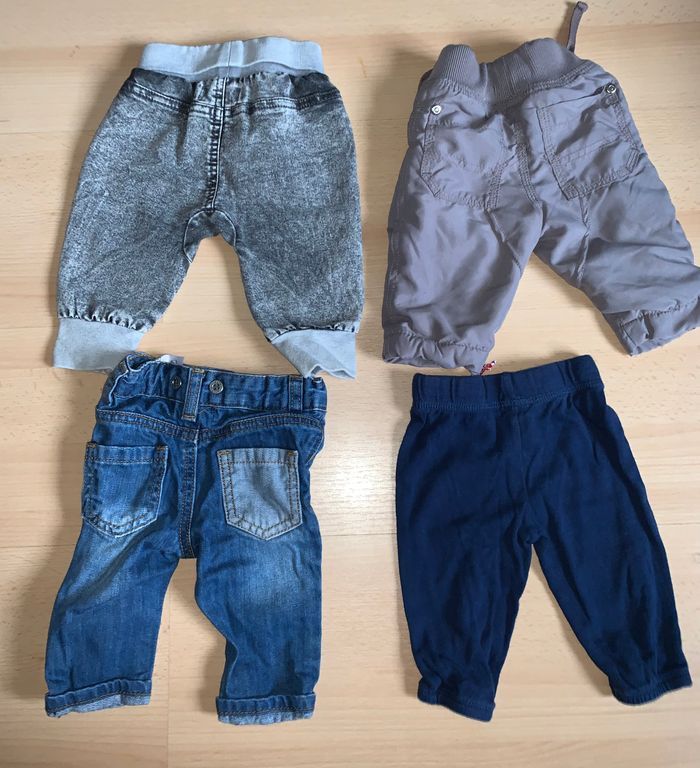 Lot de 4 pantalons garçon taille 3 mois - photo numéro 2