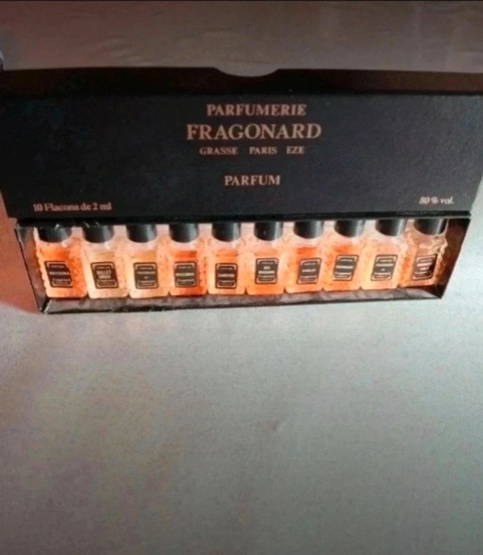 Coffret parfums fragonard 10 flacons - photo numéro 2