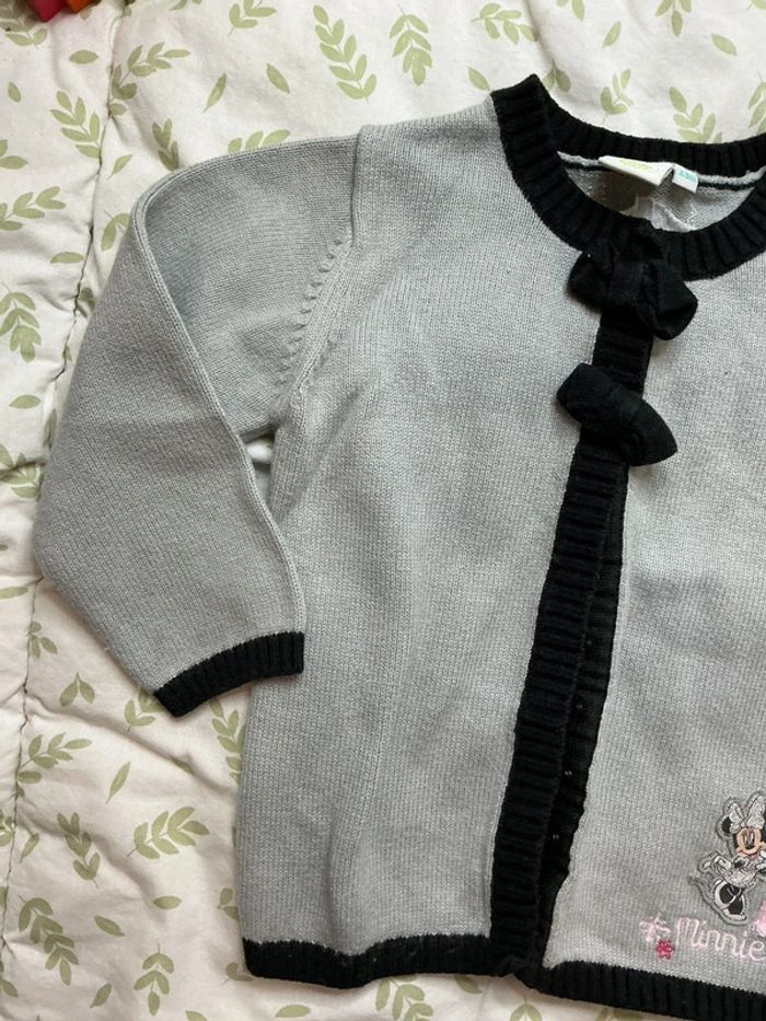 Gilet gris et noir 23 mois Disney minnie - photo numéro 5