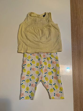 Ensemble été fille 9/12 mois