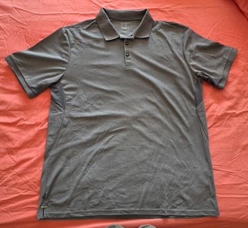 Polo manches courtes gris 2XL