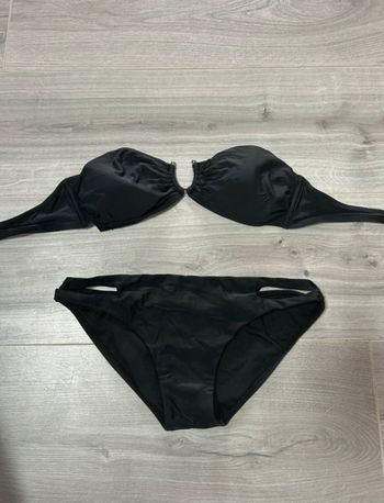 Maillot de bain 2 pièces noir