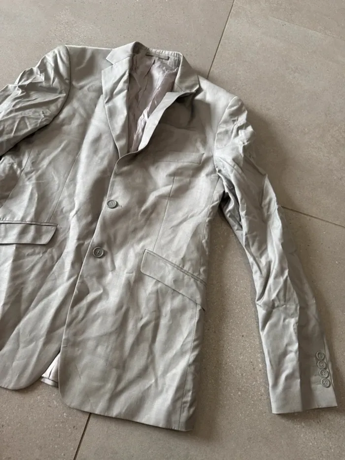 Blazer gris Elliot  James, très bon état taille 50 - photo numéro 2