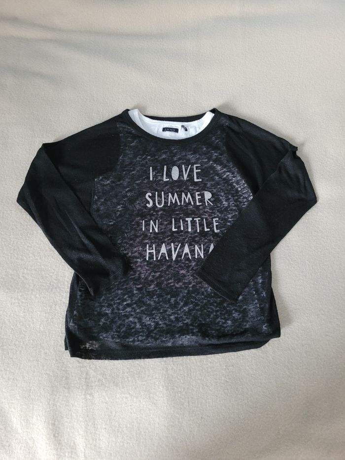 T-shirt manches longues ikks 8 ans 128 cm