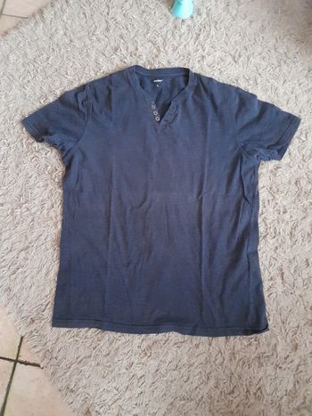 Tee-shirt coton Celio TL bleu marine