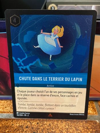Carte Lorcana - Chute dans le terrier du lapin - 162/204 - FR - 2