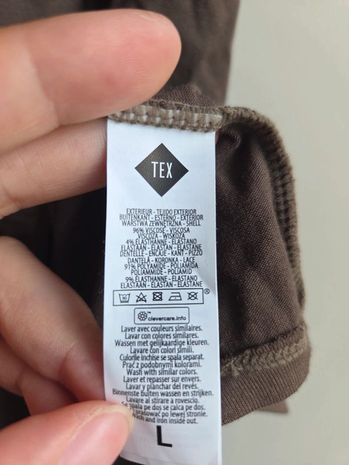 Débardeur kaki tex - taille L - photo numéro 4