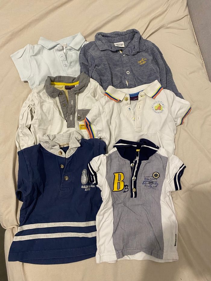 6 polos / chemise 12 mois