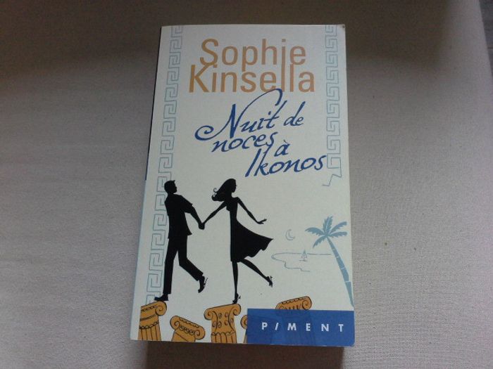 Livre -nuit de noces à Ikonos - sophie kinsella