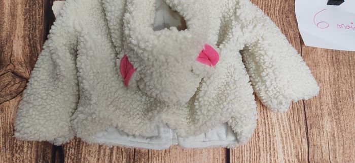 Veste polaire douce blanche - photo numéro 3