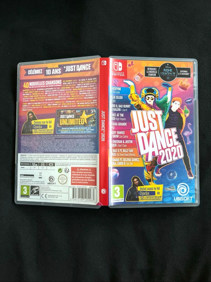 Jeu just dance 2020 switch