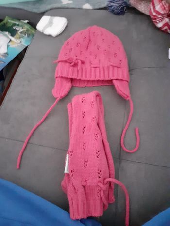Ensemble bonnet echarppe