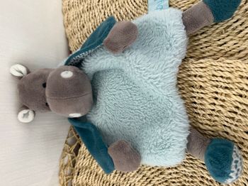 Doudou Hippopotame Bazile baby nat
