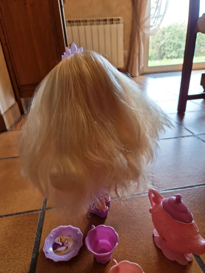 Poupée raiponce service thé - photo numéro 5