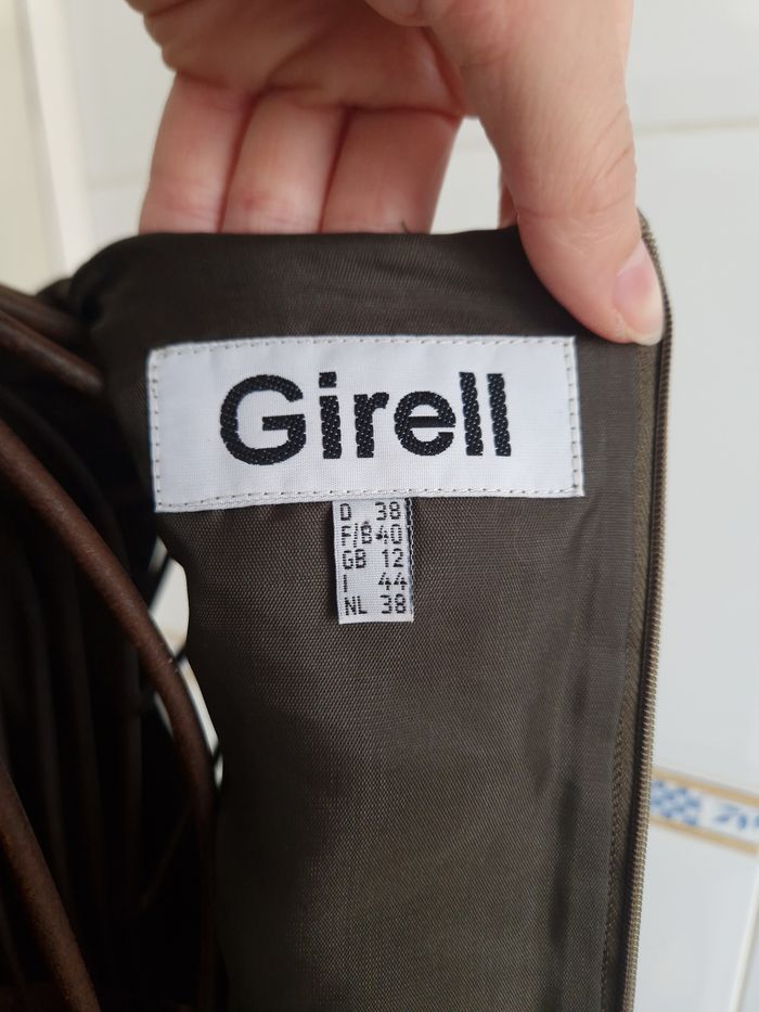 Robe mi longue kaki femme girell taille L/40 - photo numéro 8